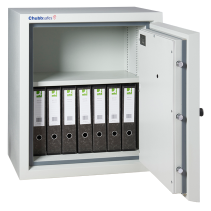Chubbsafes DPC M-160 Açık Kapak ve Raf Düzeni
