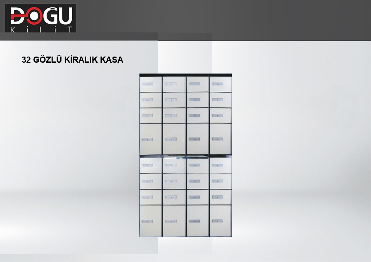 32 Gözlü Kiralık Kasa — orijinal katalog