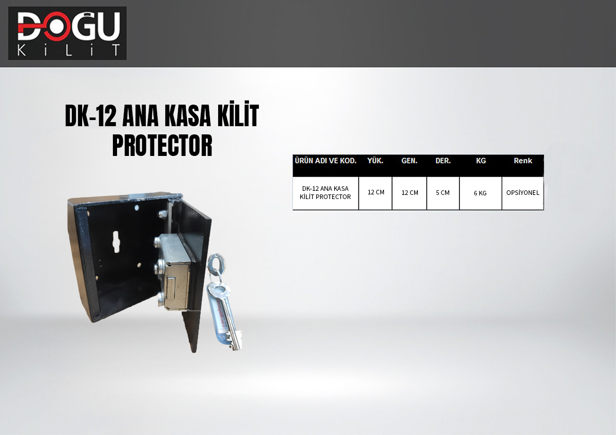 DK-12 Ana Kasa Kilit Protector — orijinal katalog
