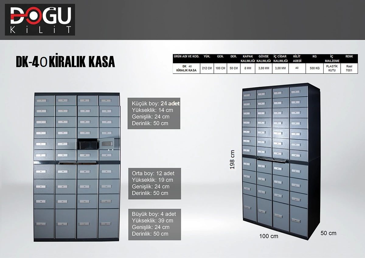 DK-40 Kiralık Kasa